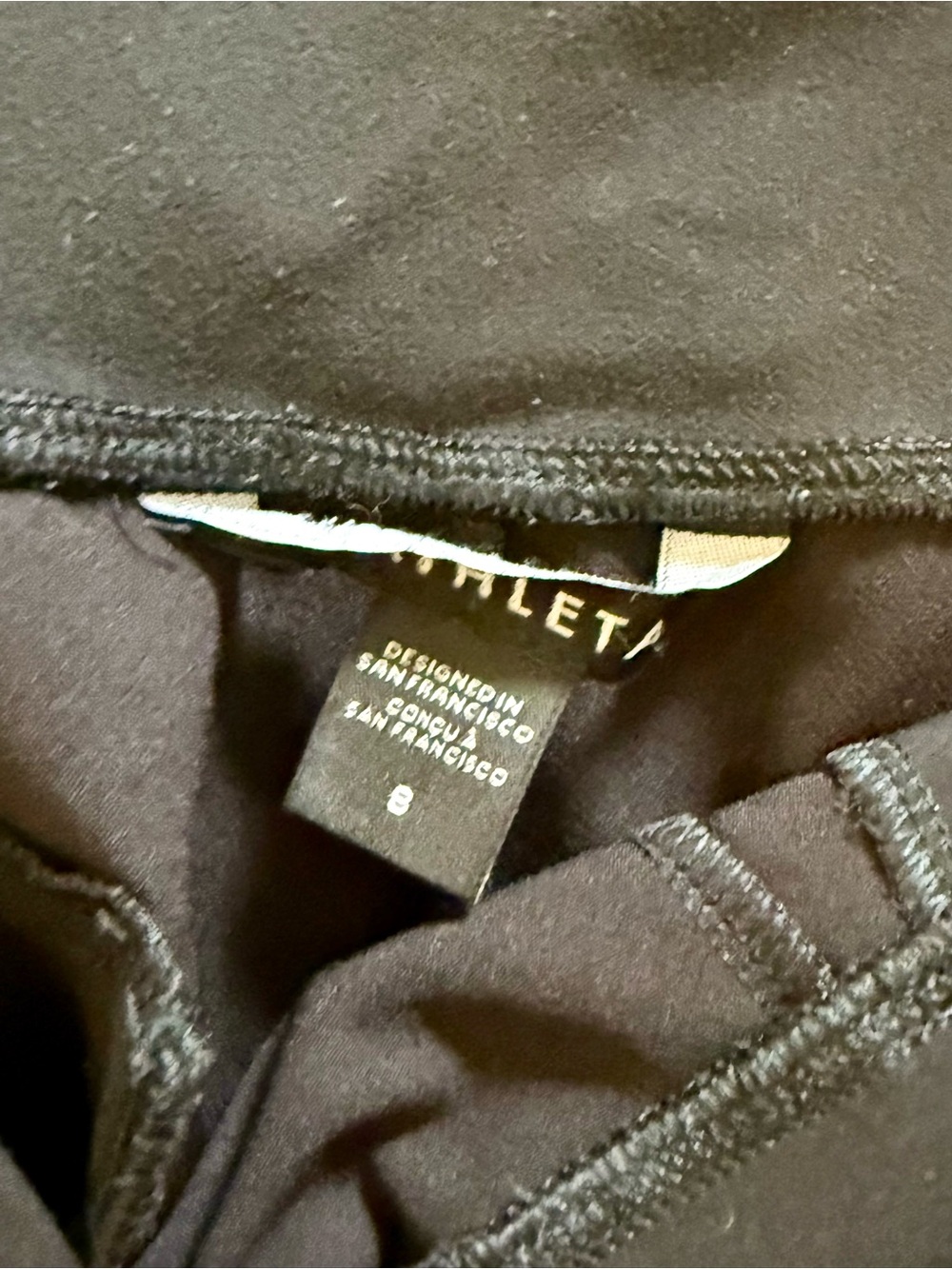 ATHLETA endless pants size 8 black - Picture 2 of 2